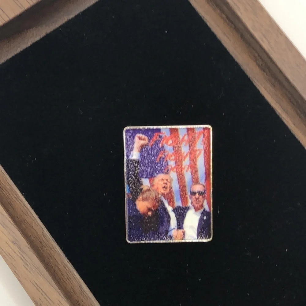 3/$25 Fight, Fight, Fight Donald J. Trump Unisex Political Pin